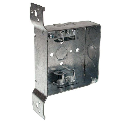 4x4 metal box with side mounts|raco 4 galvanized box.